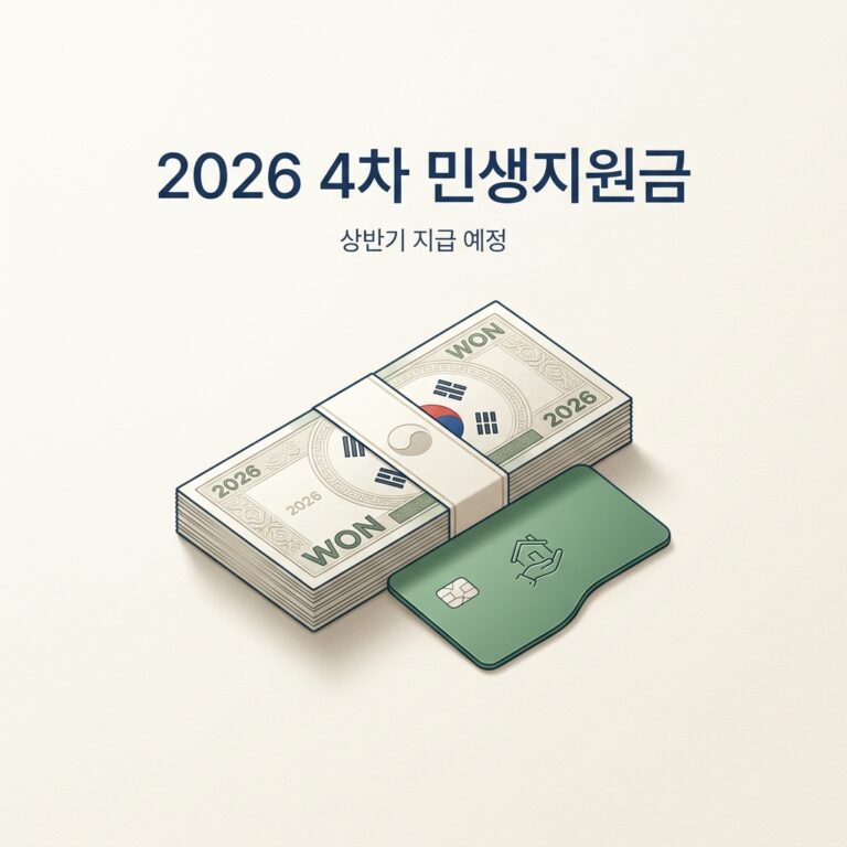 2026 4차 민생지원금